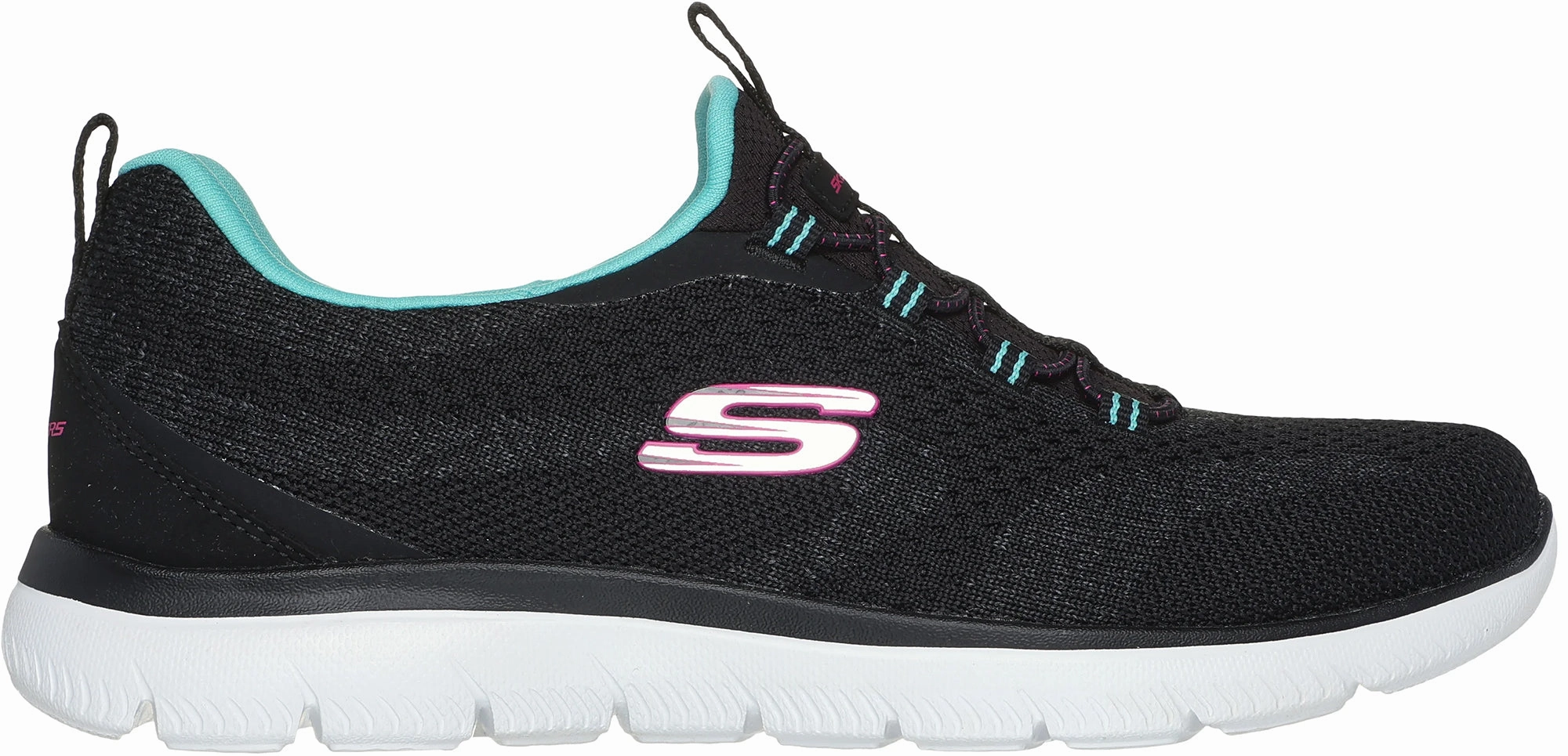 Skechers Summits New Nature Womens Training Shoes - Black Comfort Slip