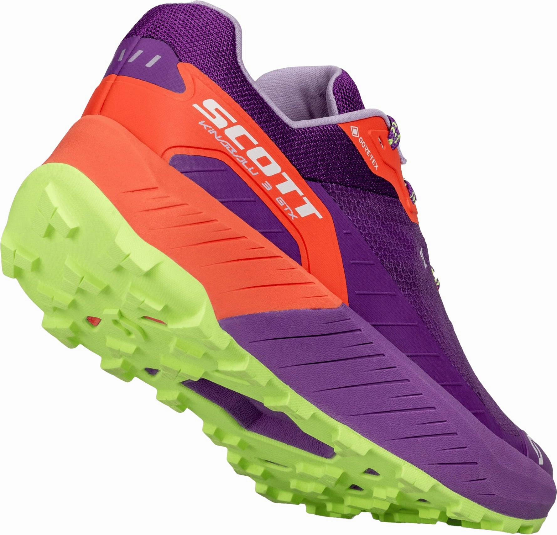 Scott Kinabalu 3 GORE-TEX Womens Trail Running Shoes - Purple mesh ventilation Knee support
