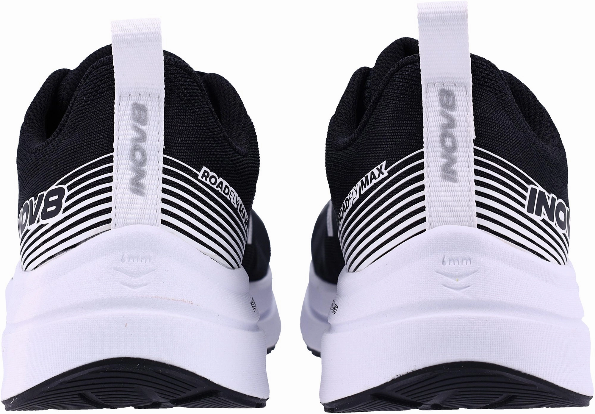 Lightweight Responsive Foam running in low - altitude areas Inov8 RoadFly Max WIDE FIT Mens Running Shoes - Black