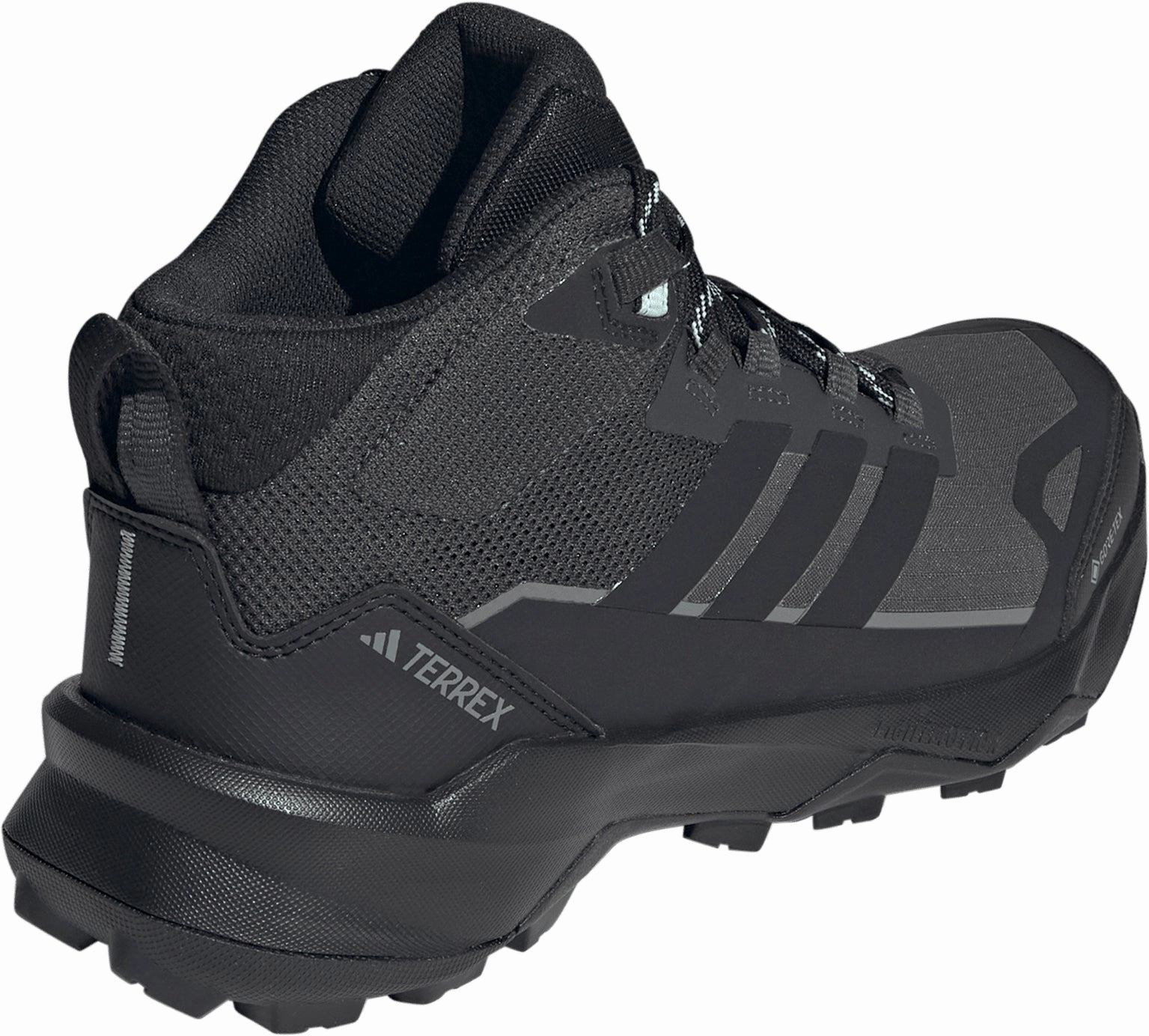 Square Pattern adidas Terrex Skychaser AX5 Mid GORE-TEX Womens Walking Shoes - Black