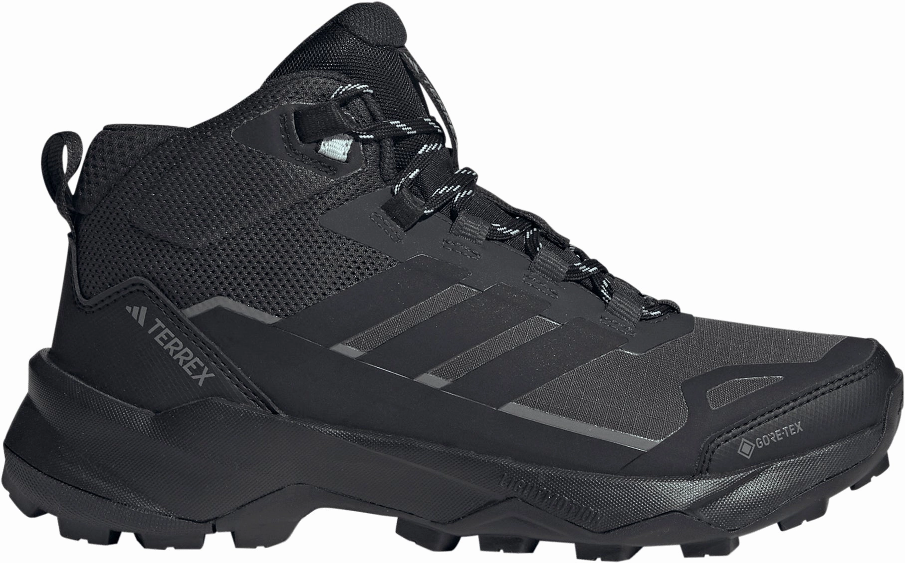 with foam padding Anti-bacterial adidas Terrex Skychaser AX5 Mid GORE-TEX Womens Walking Shoes - Black