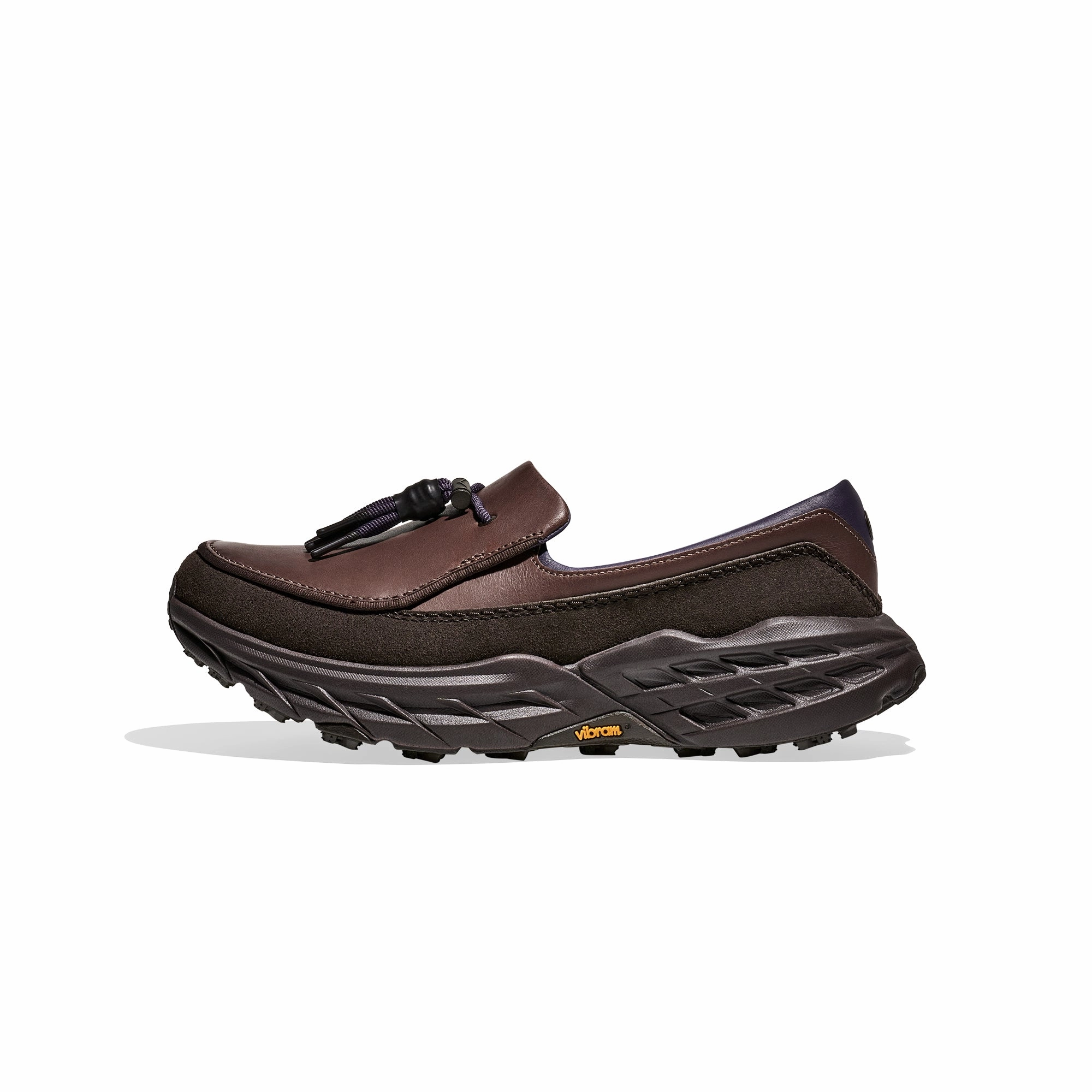 Hoka U Speed Loafer Shoes natural leather shoe quality