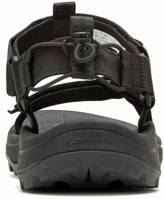 Beach Comfort Tough Merrell Speed Fusion Web Sport Mens Walking Sandals - Black