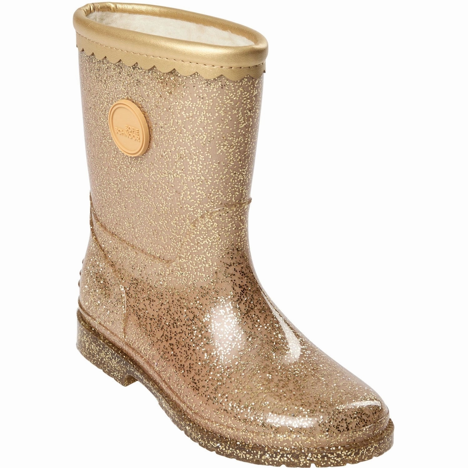 City Travel Padded Interior Active Nomad Sofie Schnoor Champagne Rubber Boots