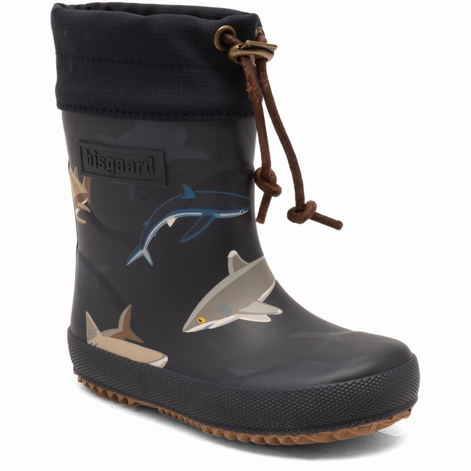 Bisgaard Deep Blue Shark Thermo Rubber Boot Cold Ready