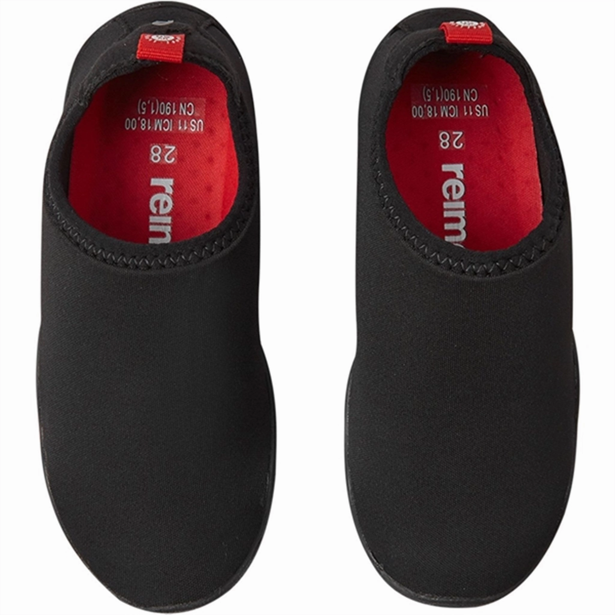 Reima Swimming Shoes Lean Black Ship Step
