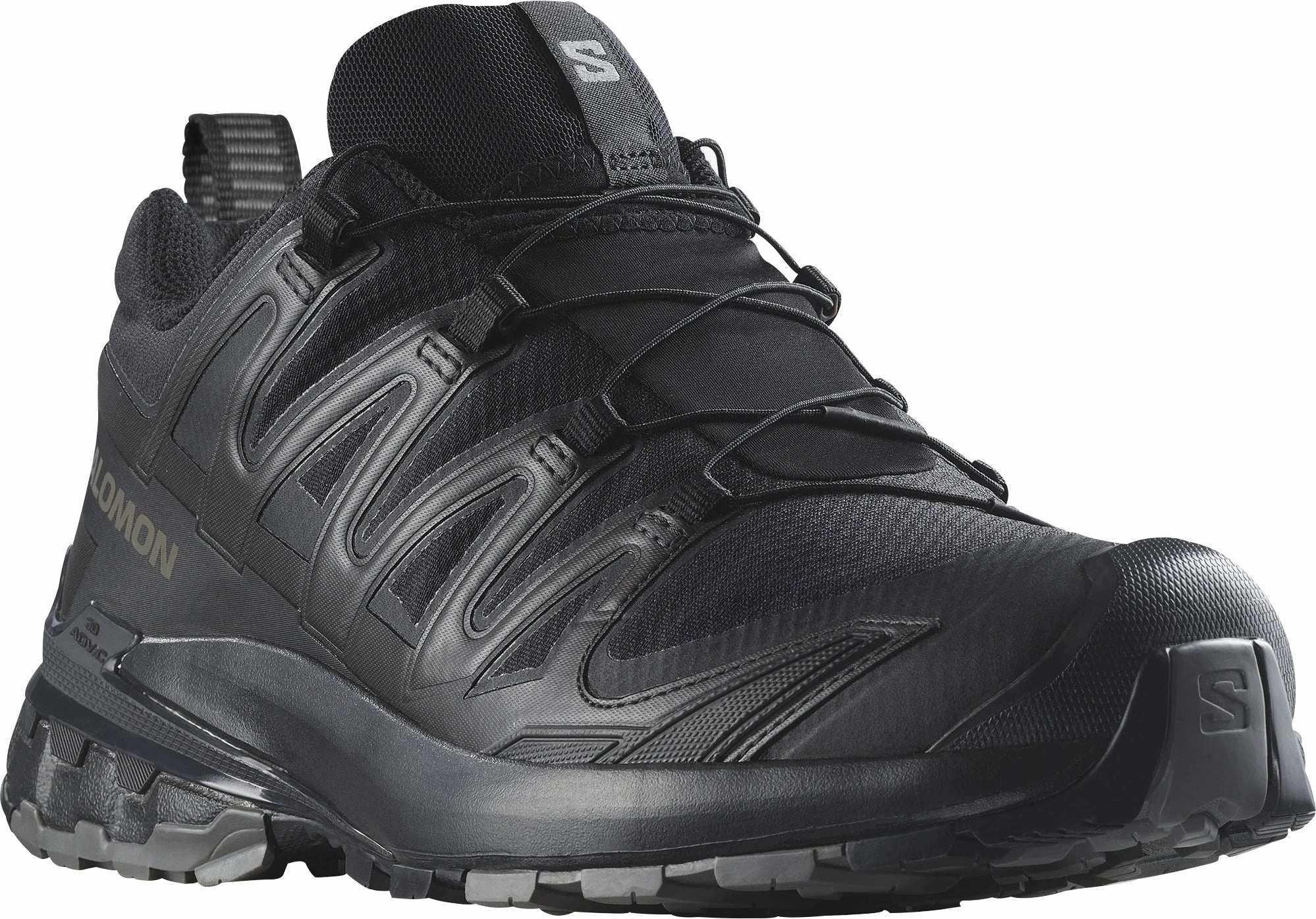 historical - themed running wear Salomon XA Pro 3D V9 GORE-TEX Mens Trail Running Shoes - Black