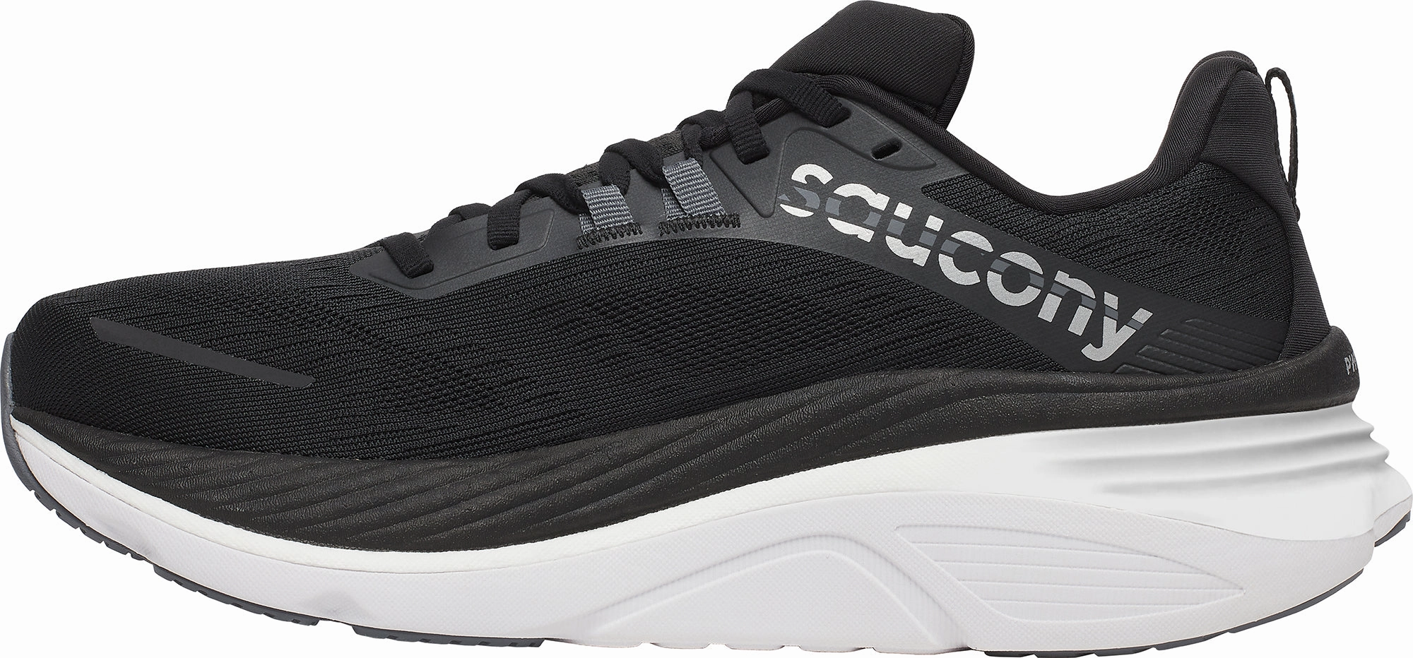 Technology-rich feature Track running Saucony Hurricane 24 Mens Running Shoes - Black
