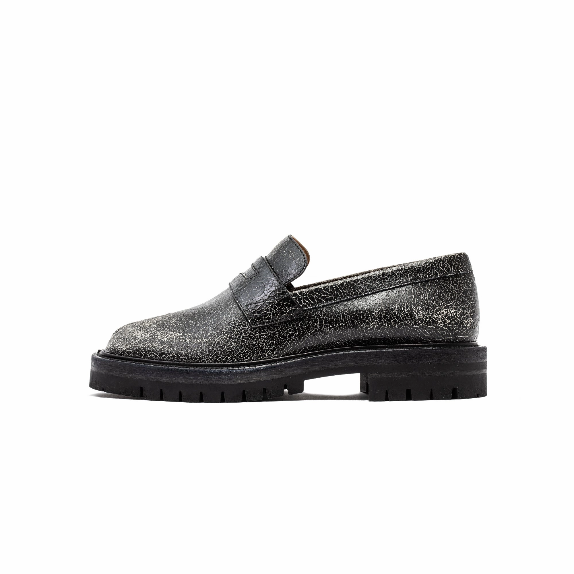 Maison Margiela Mens Tabi County Loafer patterned shoes