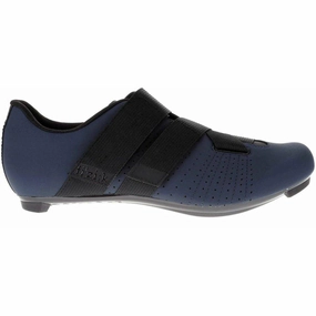 Fizik R5 Tempo PowerStrap Mens Road Cycling Shoes - Navy Running Style Abrasion Shield