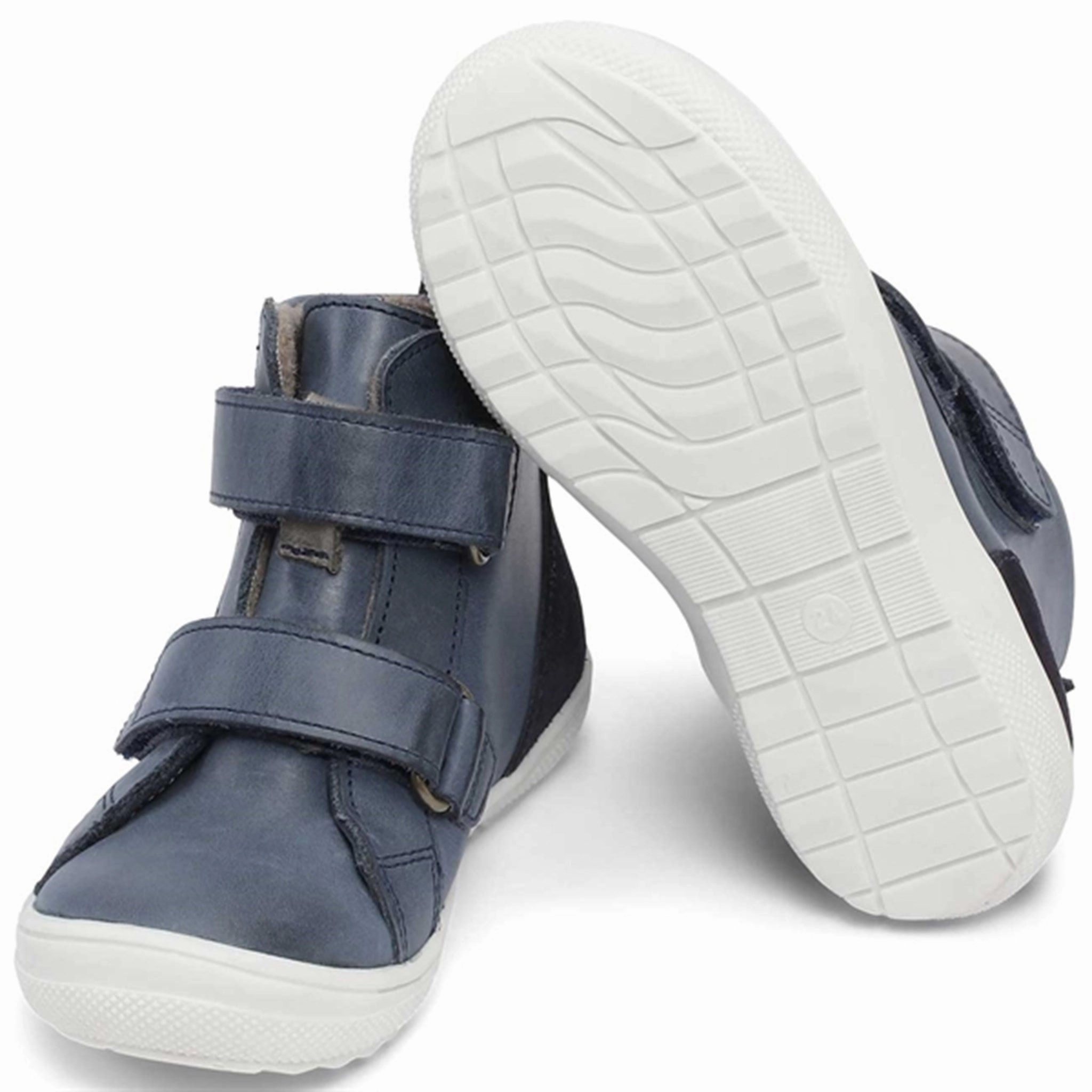 Bundgaard Storm Velcro Tex Shoes Navy Flexible Shank