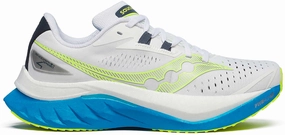 Saucony Endorphin Speed 4 Womens Running Shoes - White running in a marsh area shoes holiday - themed running wear
