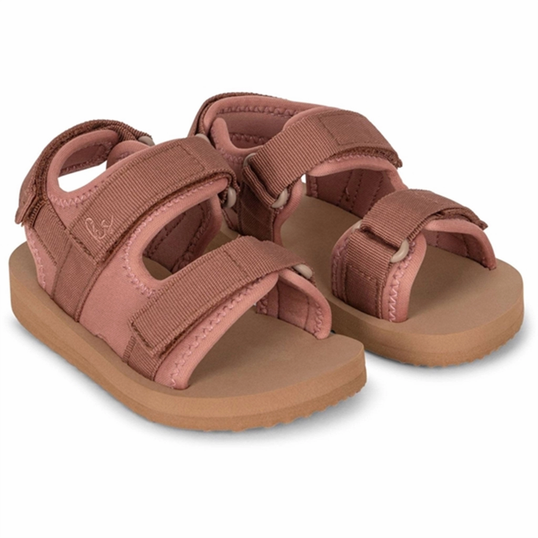 UV Protection Travel Shoes Konges Sl?jd Sun Sandal Copper Brown