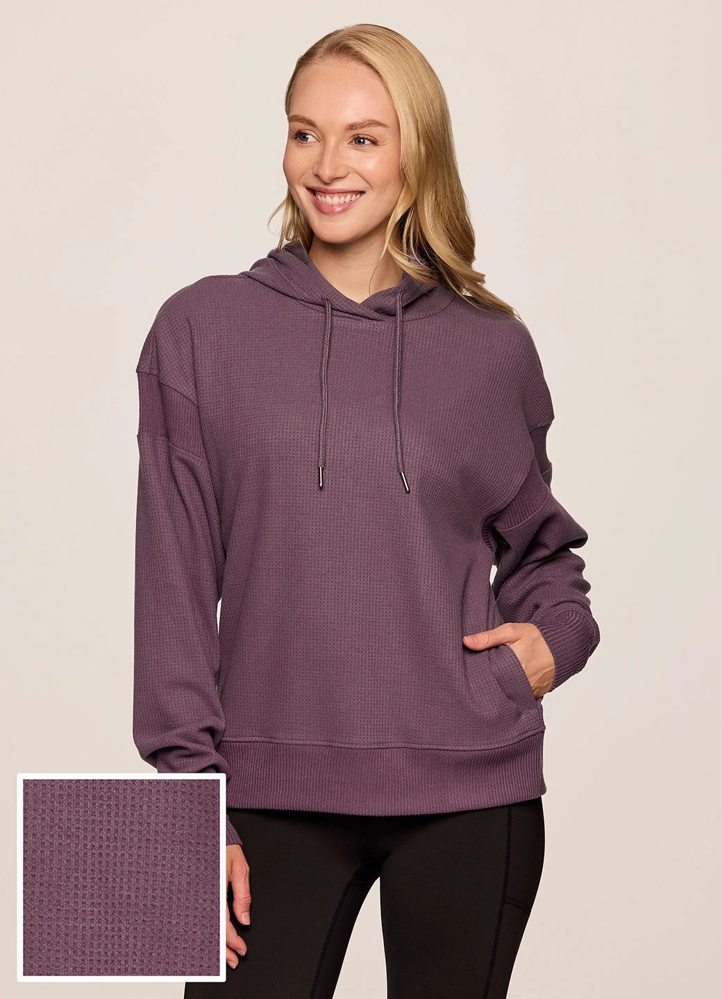 Toy Off Days Relaxed Waffle Knit Hoodie