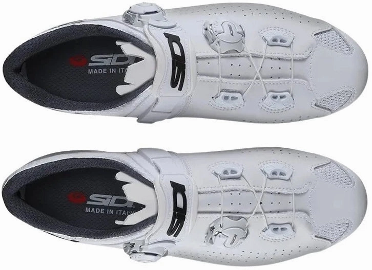 Sidi Genius 10 Road Cycling Shoes - White Relax Motion Anti   Static