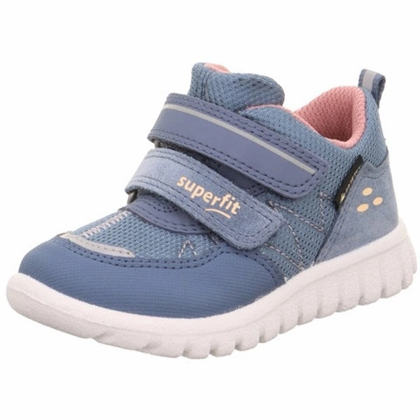 Superfit Sport7 Mini Shoes Blue/Pink Stable Steps Easy Lifestyle