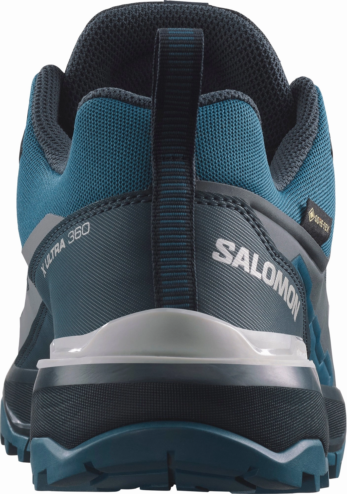 heel pain relief for active seniors Salomon X Ultra 360 GORE-TEX Mens Walking Shoes - Blue