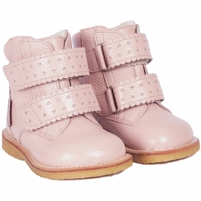 Ergonomic Fit Angulus Rosebud Tex-Boot With Hearts and Velcro Closure