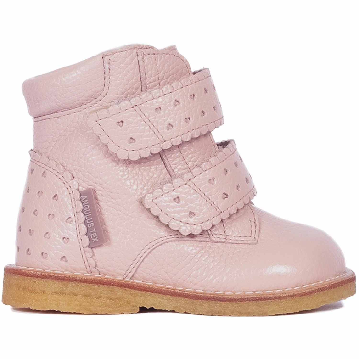 Dry Guard Angulus Rosebud Tex-Boot With Hearts and Velcro Closure