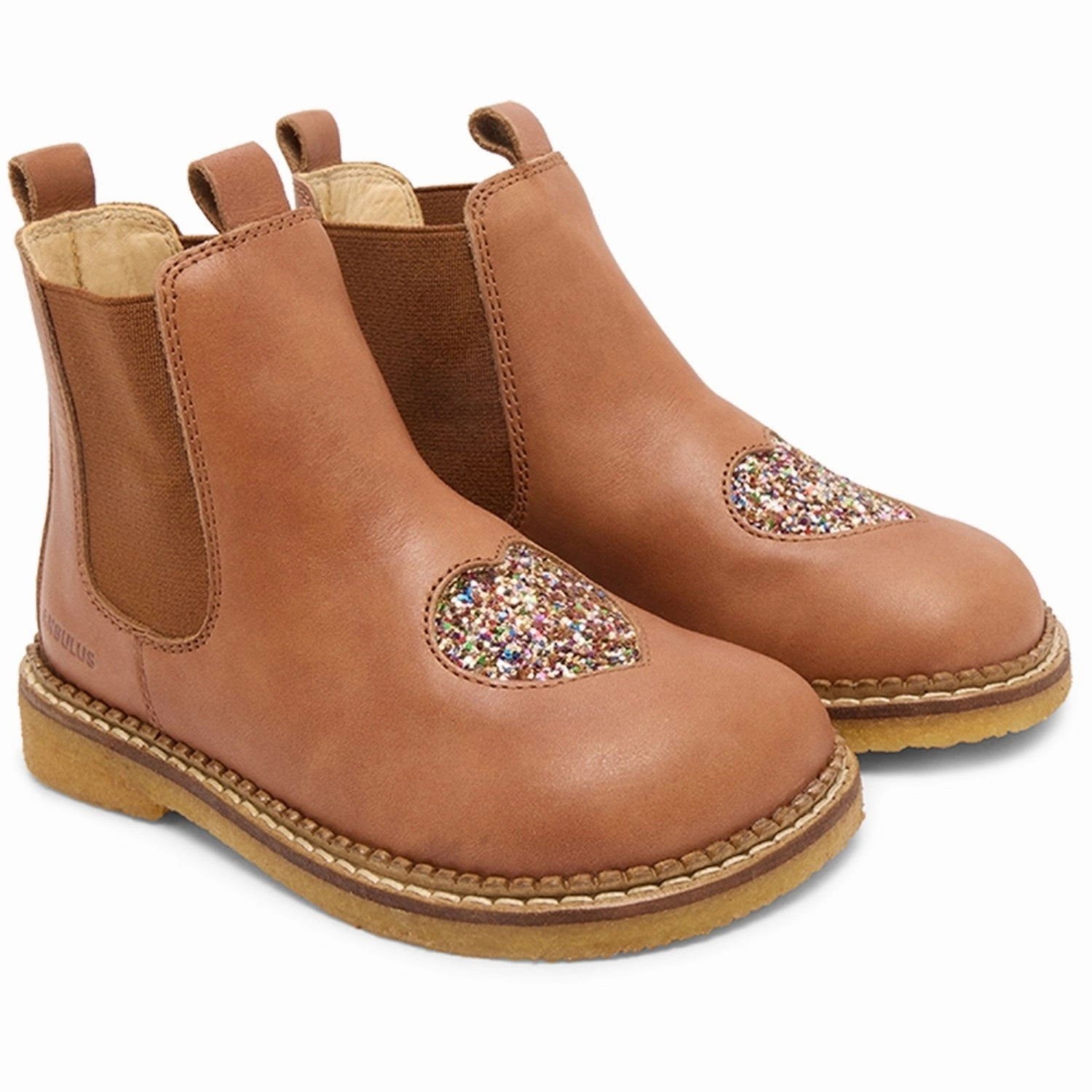 Reinforced Form Mountain Hike Angulus Tan/Multi Glitter/CAndnac Chelsea Boot Med Hjerte