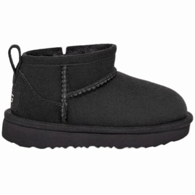 UGG T Classic Ultra Mini Black Weekend Escape Breathable Interior