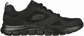 Skechers Track Syntac Mens Training Shoes - Black Ergonomic Last