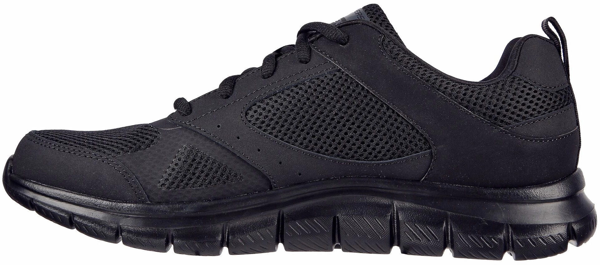Skechers Track Syntac Mens Training Shoes - Black Contoured Support Responsive Gear
