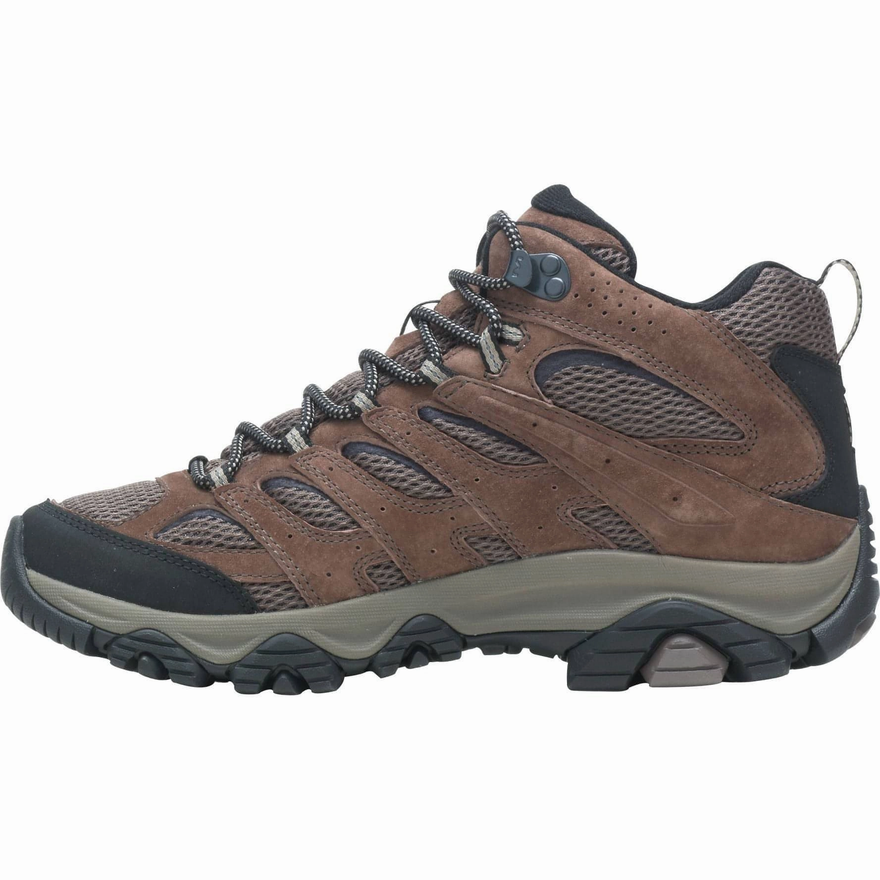 narrow fit material Merrell Moab 3 Mid GORE-TEX Mens Walking Boots - Brown