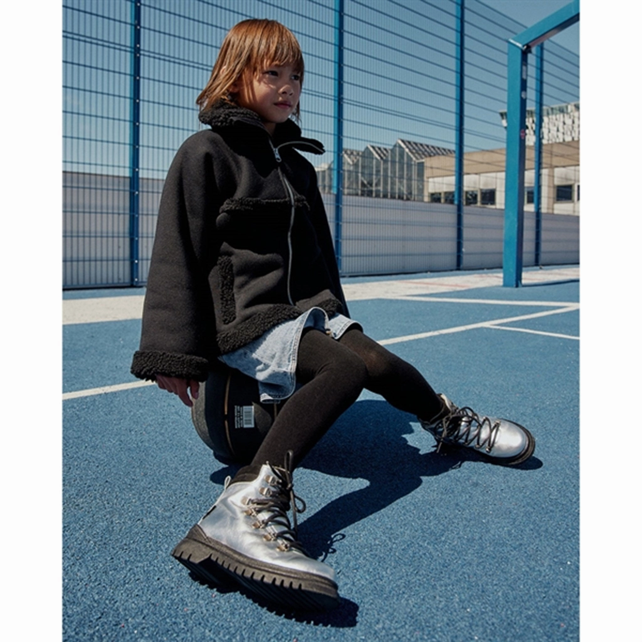 Angulus Tex Lace Boots With Zipper Silver/Black Family Reunion Lace Up Design