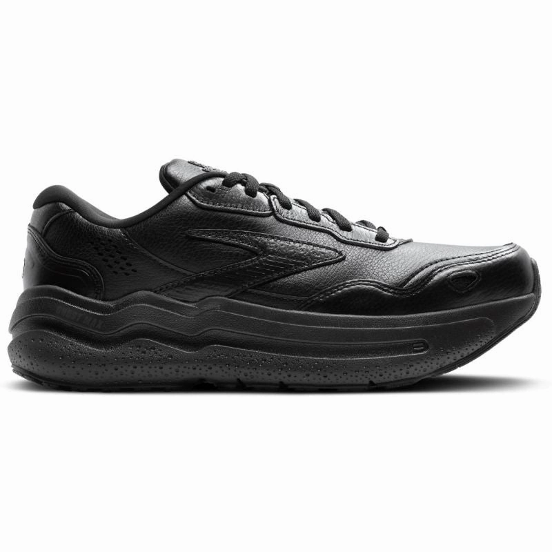 Brooks Ghost Max 2 LEATHER 2E WIDE Mens Walking Shoes Supportive Footbed
