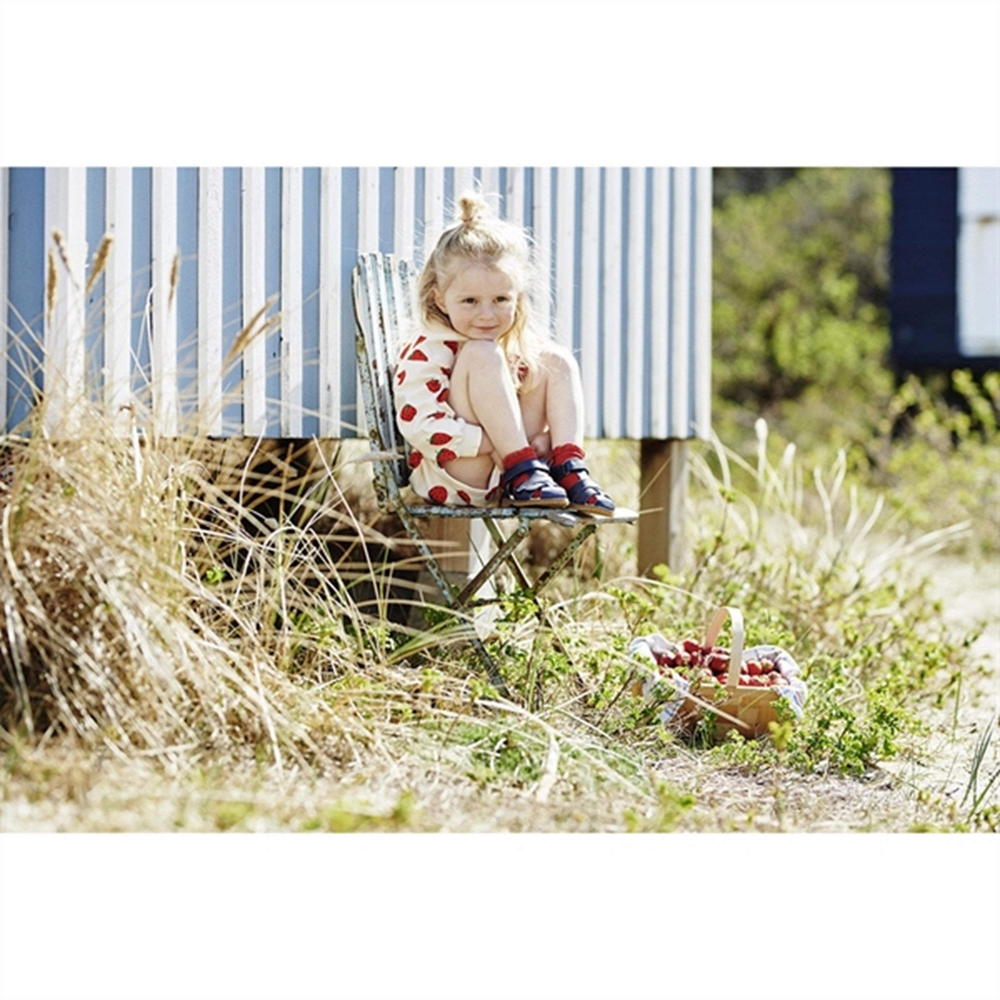 Bundgaard Samir Sandal Navy adjustable fit shoes