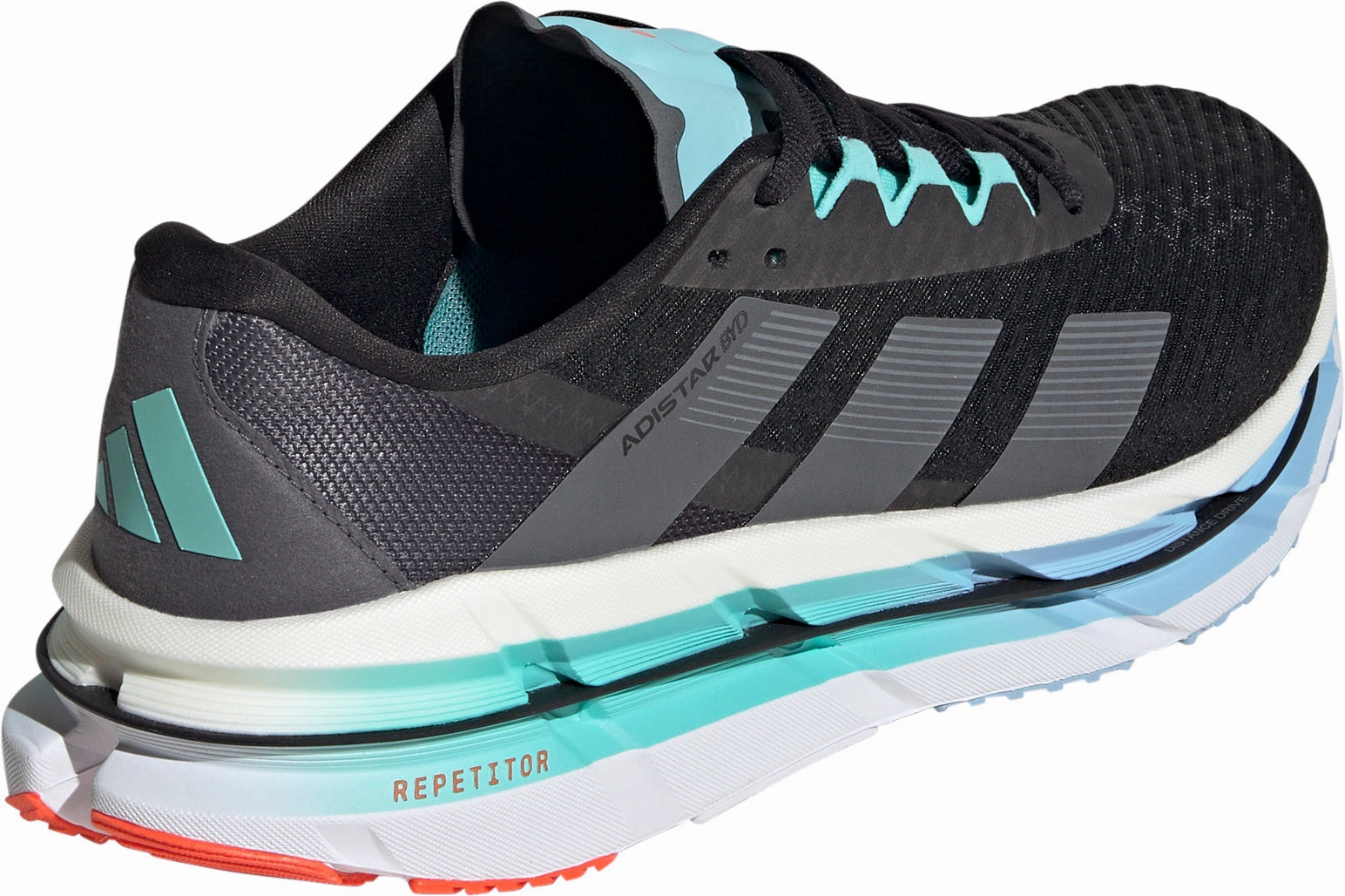 adidas Adistar BYD Mens Running Shoes - Black knee - high running wear