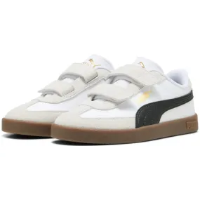 Puma White Club II Era V PS Sneakers Sidewalk Ready Trendy Look