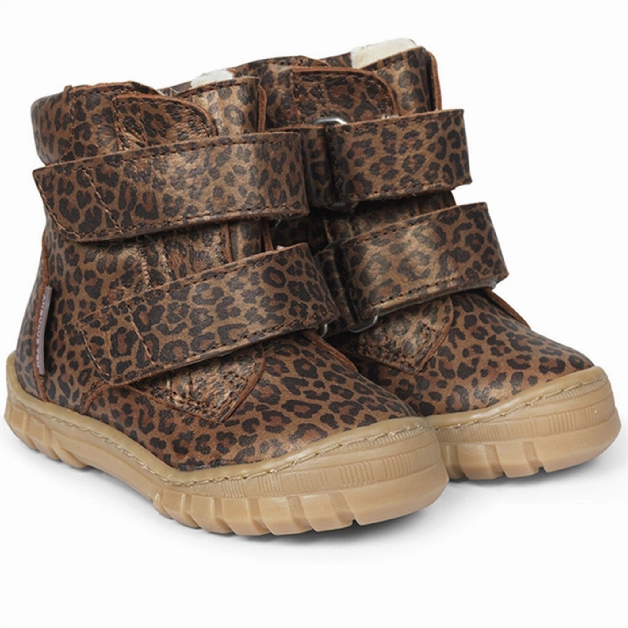 Angulus Beginner Tex Boots w Velcro Brown Leo Coffee Shop