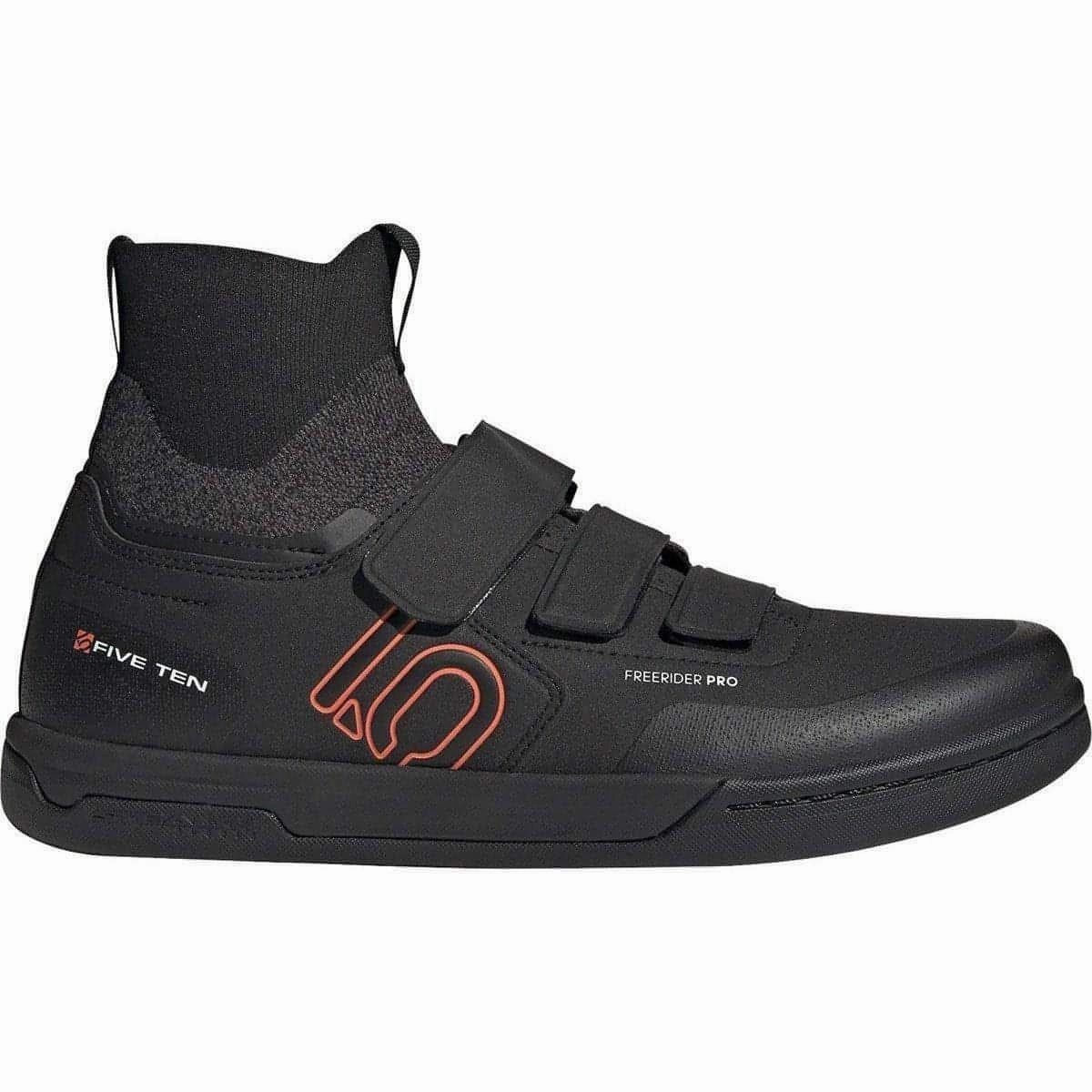 Five Ten FreeRider Pro MID VCS Mens MTB Cycling Shoes - Black Dynamic lining Durable Outsole Construction