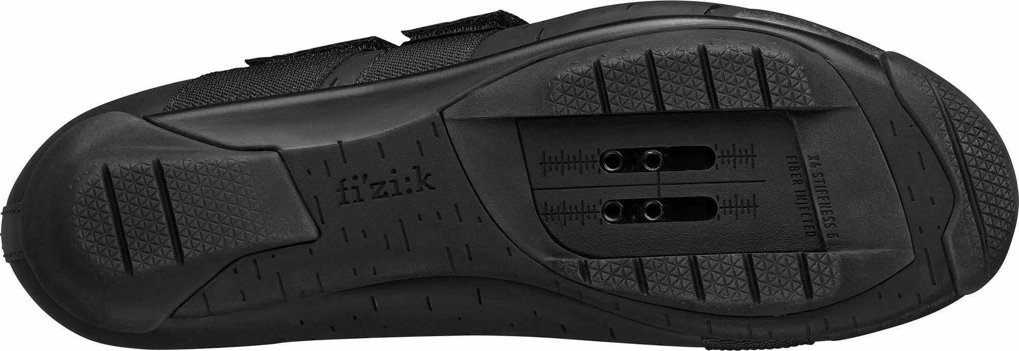 Fizik X4 Terra Powerstrap Mens Road Cycling Shoes - Black Slim Look