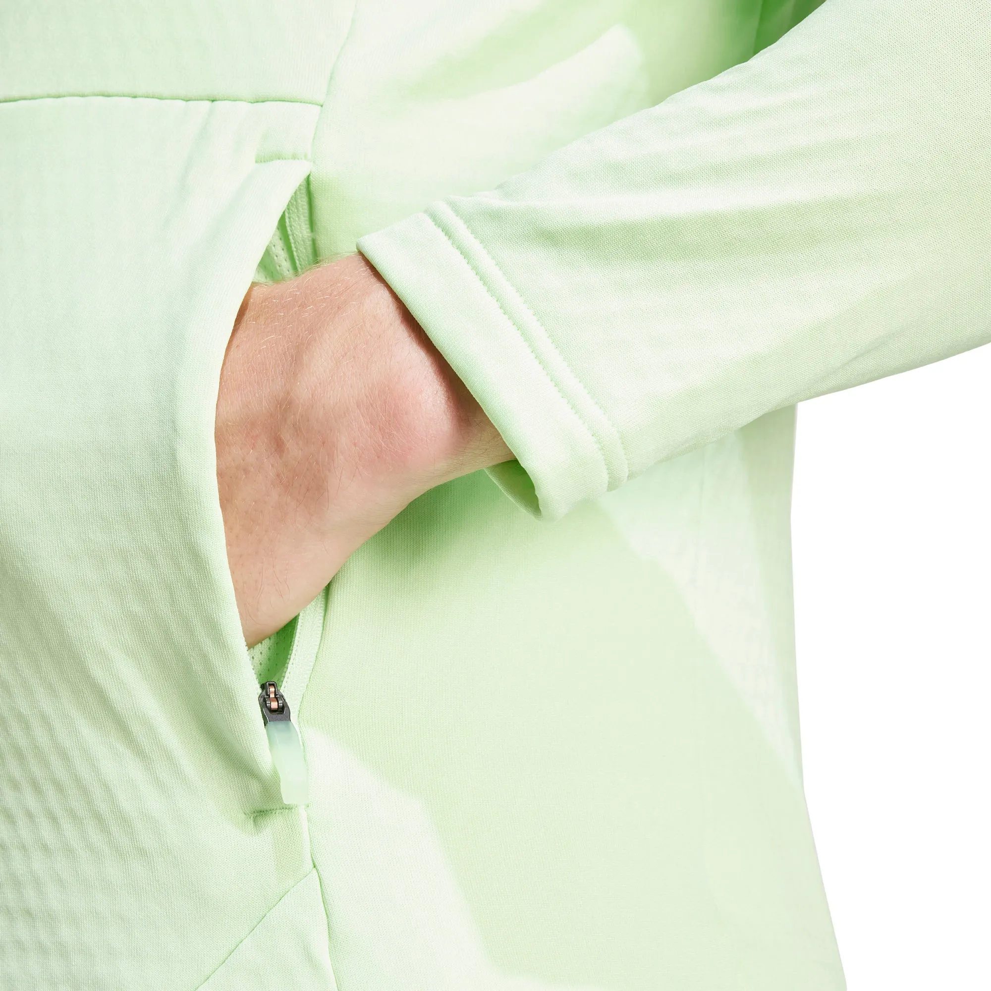 adidas Terrex Multi Light Fleece Mens Running Jacket - Green Opportunity