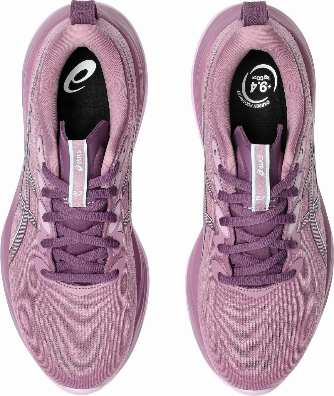 Asics Gel Cumulus 27 Womens Running Shoes - Purple Shock absorption mental health running shoe benefit