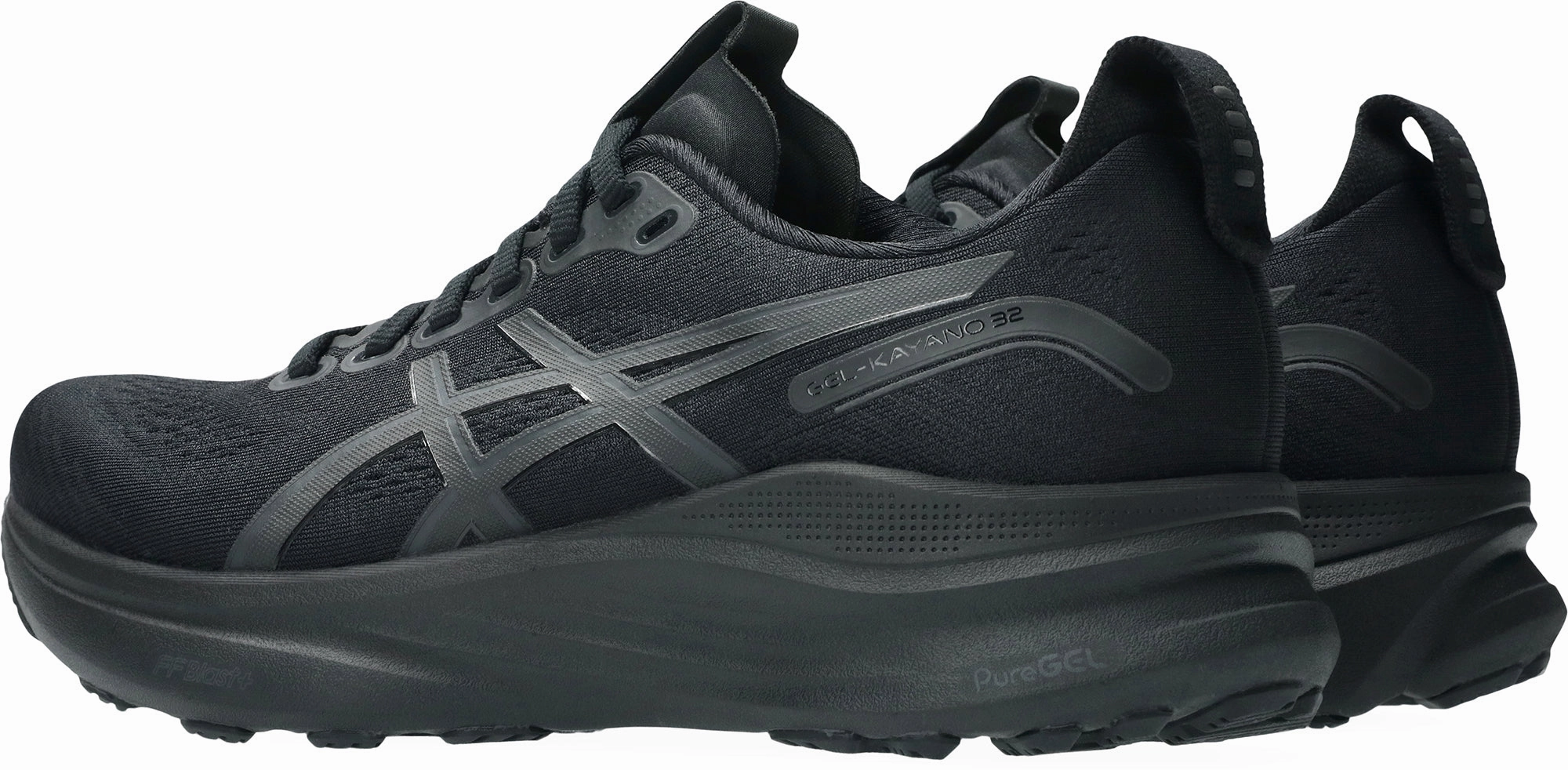 Asics Gel Kayano 32 Womens Running Shoes - Black Traction lugs