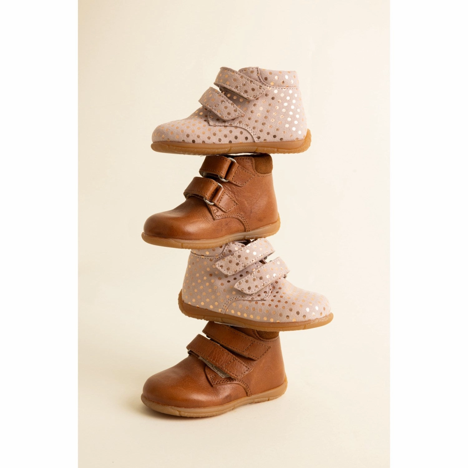 Angulus Cognac/Cognac Barnets F?rste Shoe Air Cushion Wear Daily