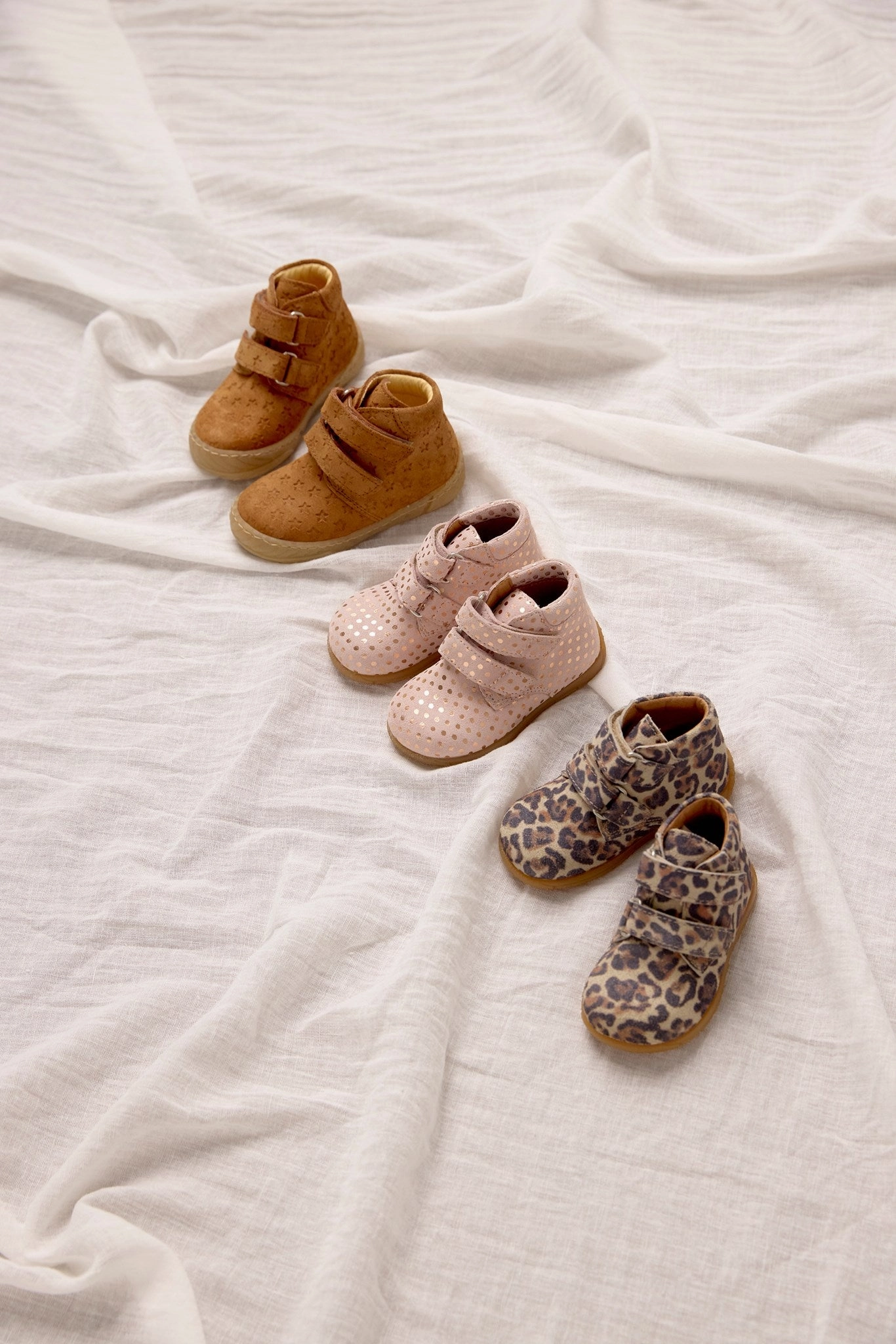 Angulus Cognac/Cognac Barnets F?rste Shoe Toe Guard SlipOn