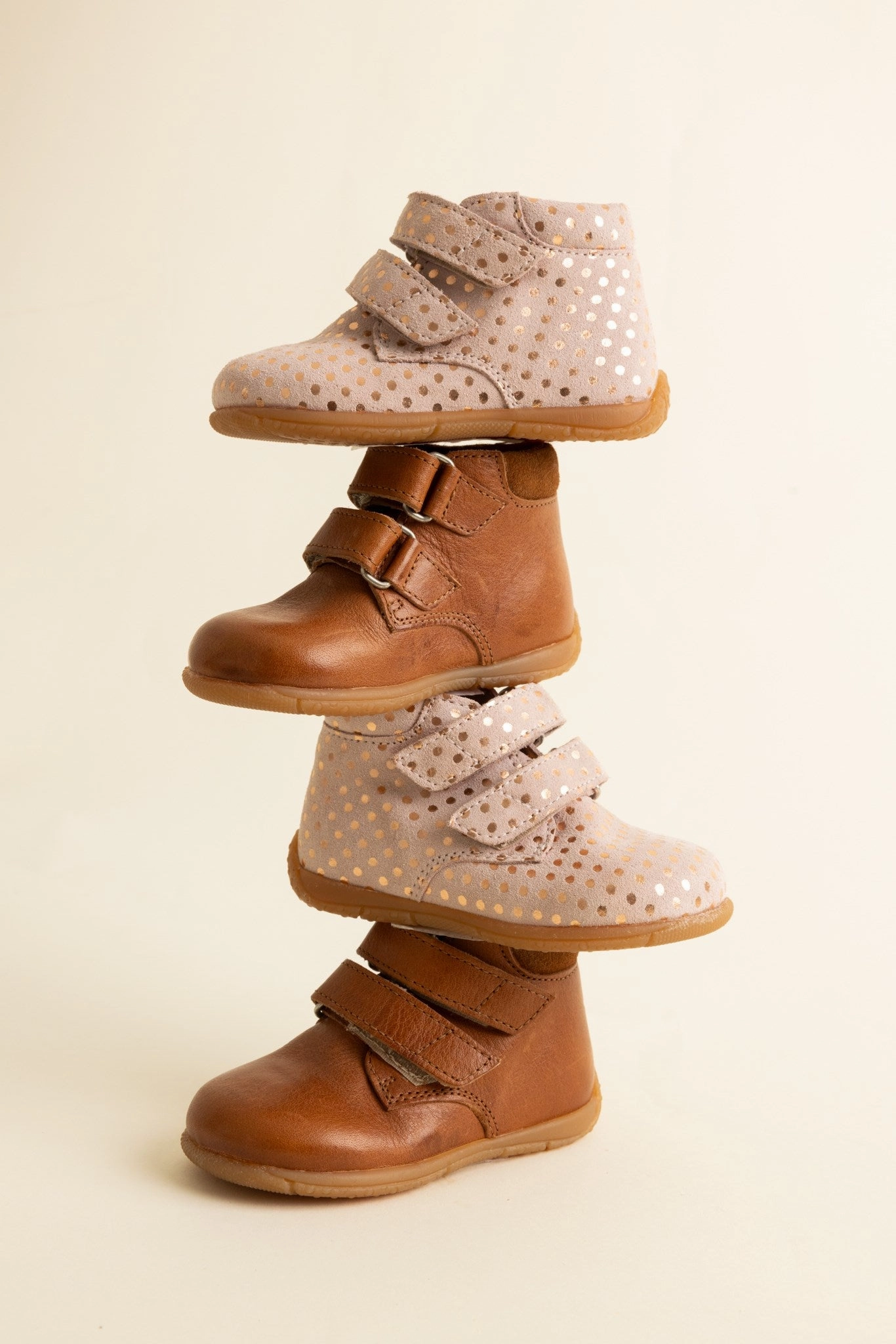 Mesh Flow Smooth Wear Angulus Cognac/Cognac Barnets F?rste Shoe