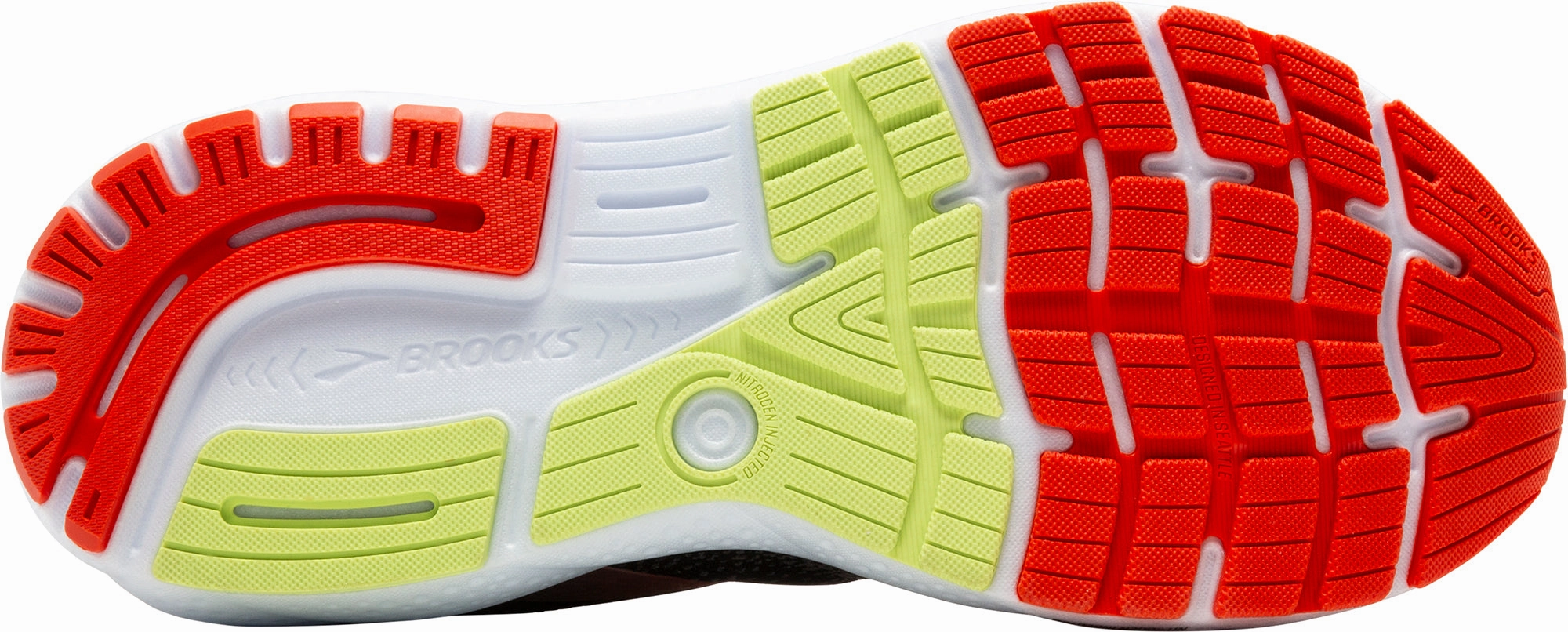 Brooks Ghost 16 Mens Running Shoes - Black midfoot - strike shoe answer