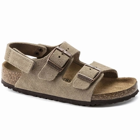Birkenstock Milano HL Kids VL Taupe Sandal Comfort arch