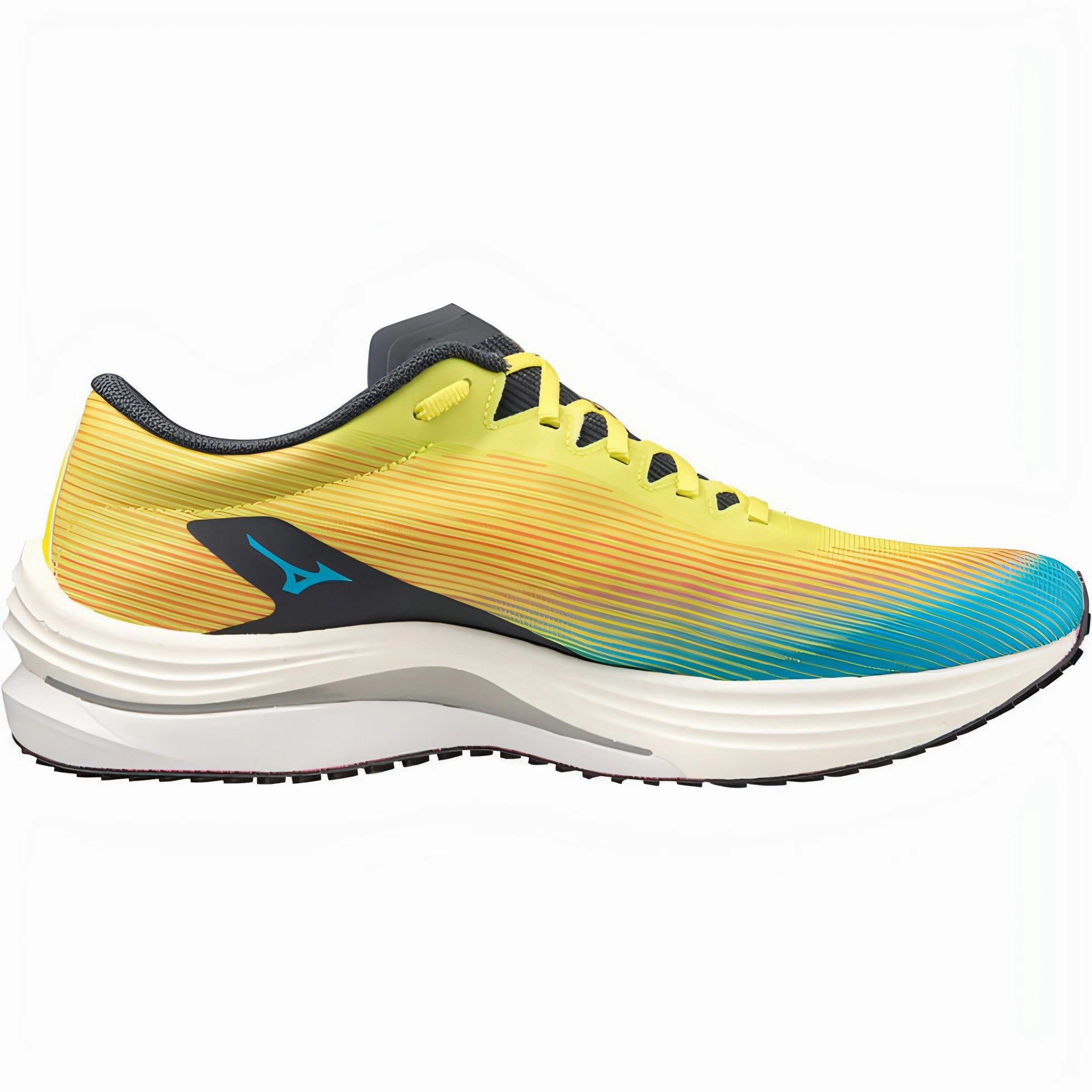 Total Flex Mizuno Wave Rebellion Flash Mens Running Shoes - Yellow