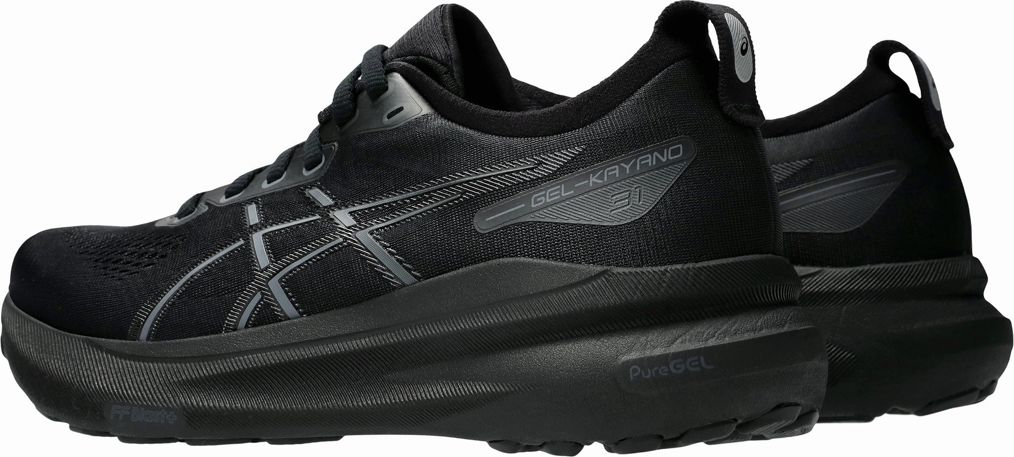 Asics Gel Kayano 31 Womens Running Shoes - Black Polyester