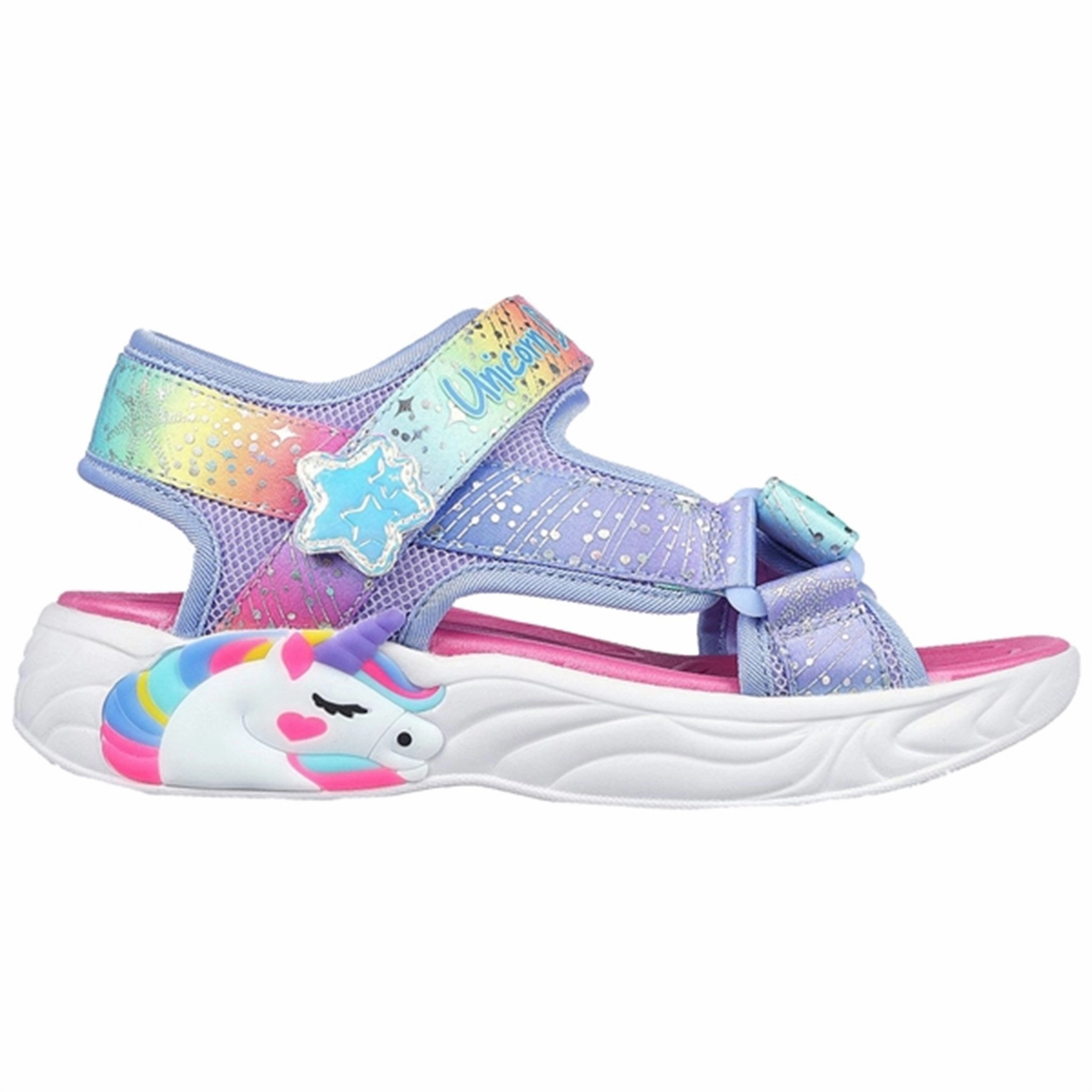Skechers Unicorn Dreams Sandals Blue Multi Comfort Inserts