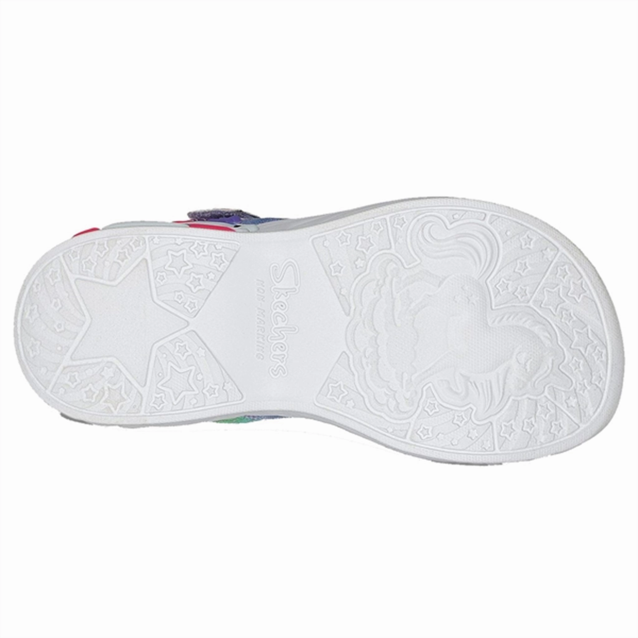 Comfortable fit Skechers Unicorn Dreams Sandals Blue Multi
