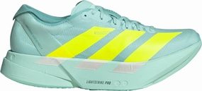 adidas Adizero Adios Pro 4 Womens Running Shoes - Green running in hard tracks shoes