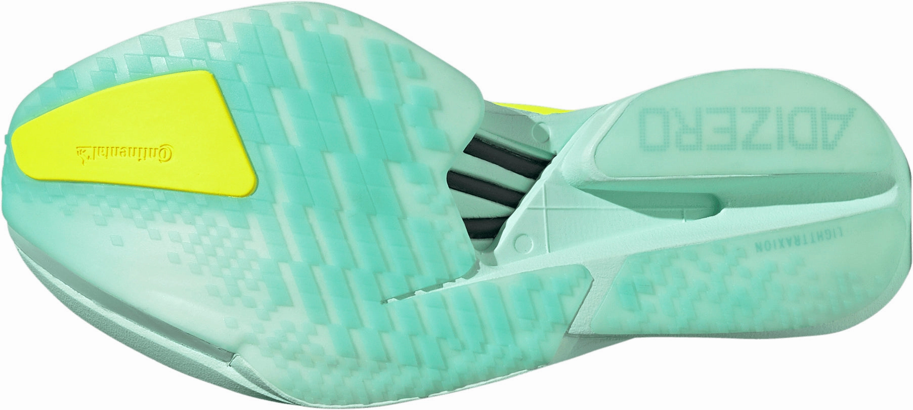 adidas Adizero Adios Pro 4 Womens Running Shoes - Green thigh - high running gear